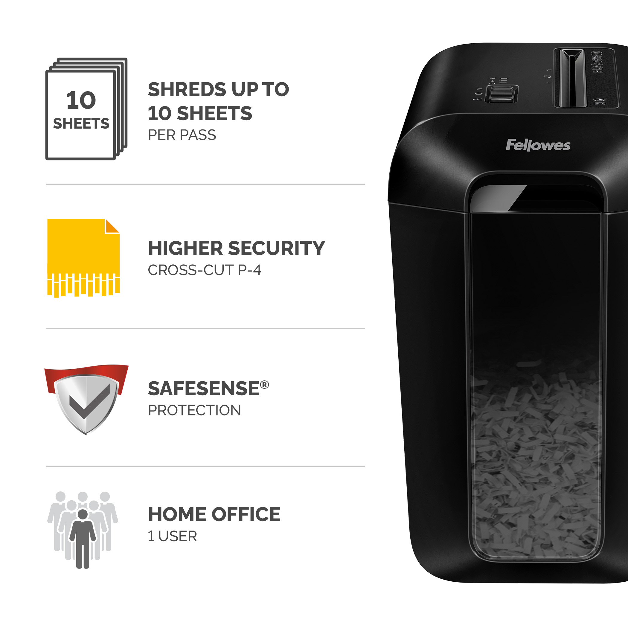 4400601 Fellowes LX 22 L Cross Shredder