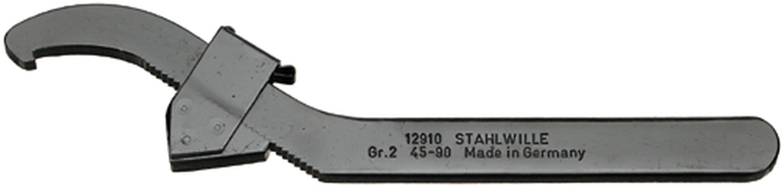 STAHLWILLE 44010003 165 mm Hook Spanner 265mm Chrome Vanadium Steel