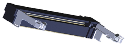 TE Connectivity 0.8 mm Pitch 124 Way, Right Angle Surface Mount Mount DIMM Socket
