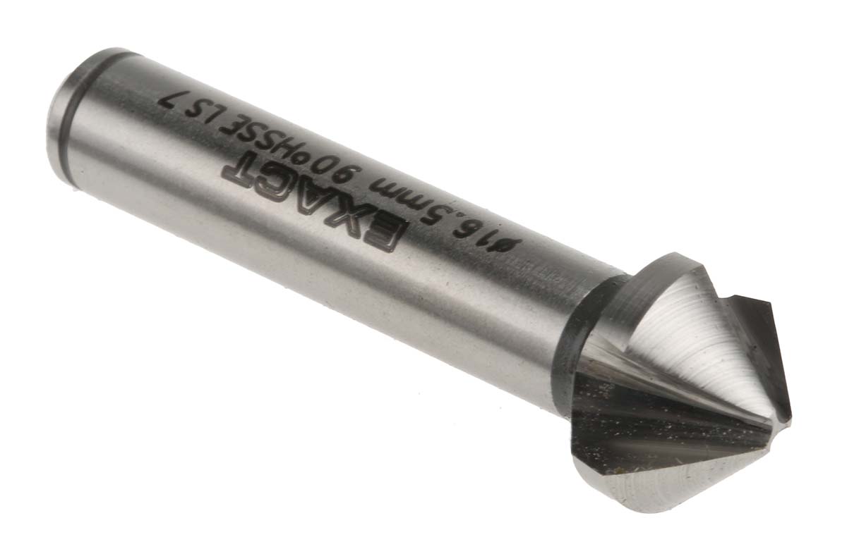 EXACT High Speed Steel-E Drill Bit, 16.5 mm Head, 3 Flute(s), 90 °, 1 Piece(s)