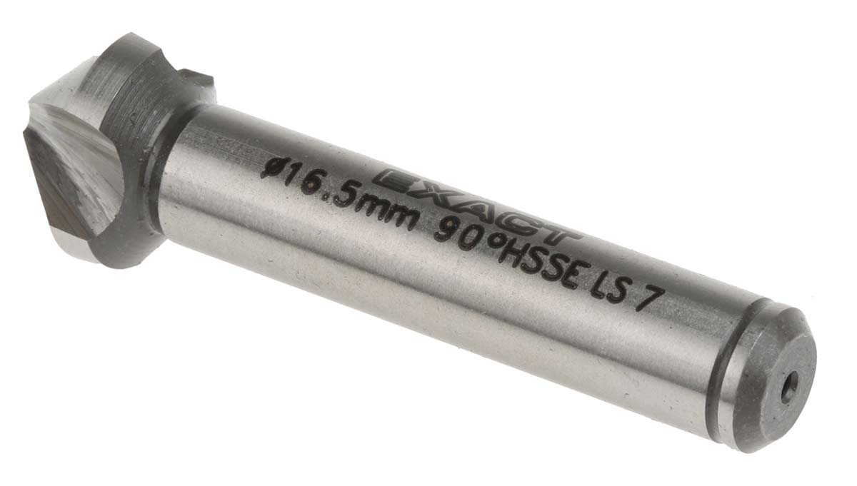 4405718 EXACT High Speed Steel-E Drill Bit, 16.5 mm Head, 3 Flute(s), 90 °, 1 Piece(s)