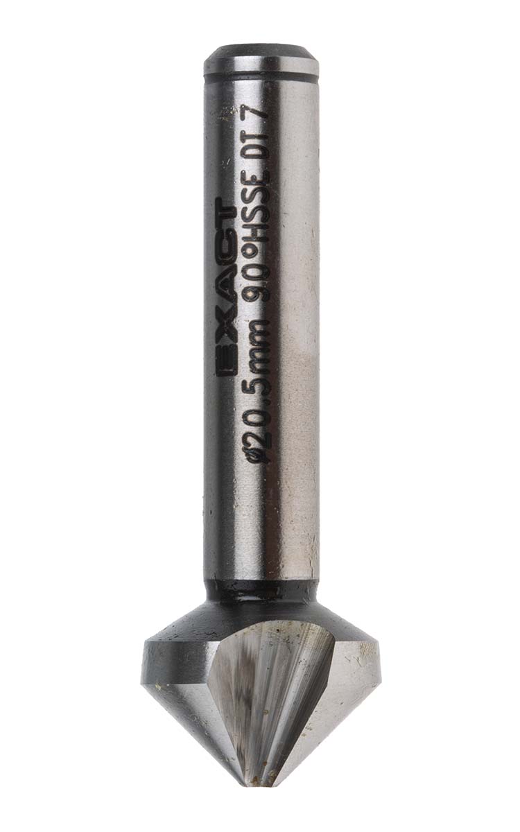 EXACT High Speed Steel-E Drill Bit, 20.5 mm Head, 3 Flute(s), 90 °, 1 Piece(s)