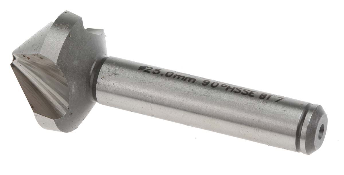 4405722 EXACT High Speed Steel-E Drill Bit, 25 mm Head, 3 Flute(s), 90 °, 1 Piece(s)