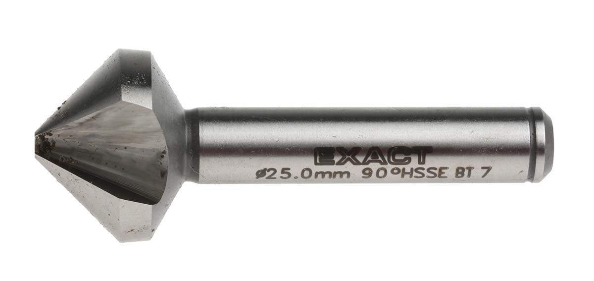 4405722 EXACT High Speed Steel-E Drill Bit, 25 mm Head, 3 Flute(s), 90 °, 1 Piece(s)