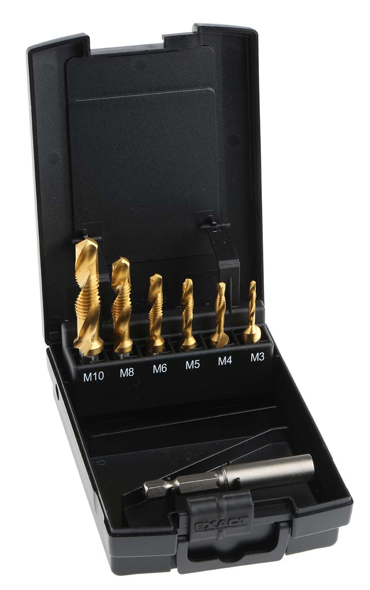 4405930 EXACT Tap & Drill Set, M10 Thread, Metric Standard