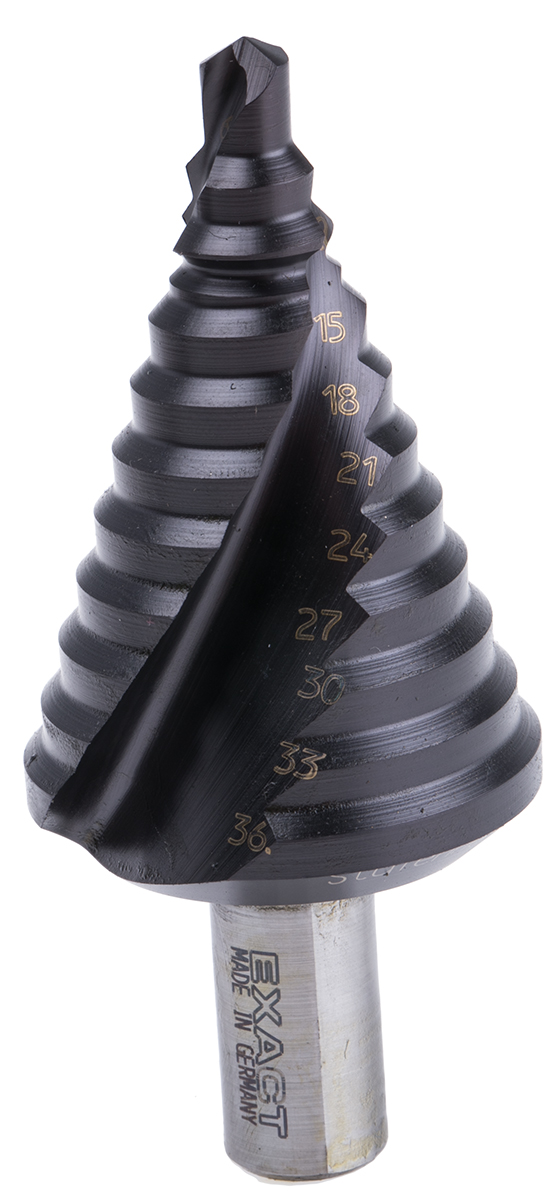 EXACT High Speed Steel 6 to 36 mm Drill Bit, Hex