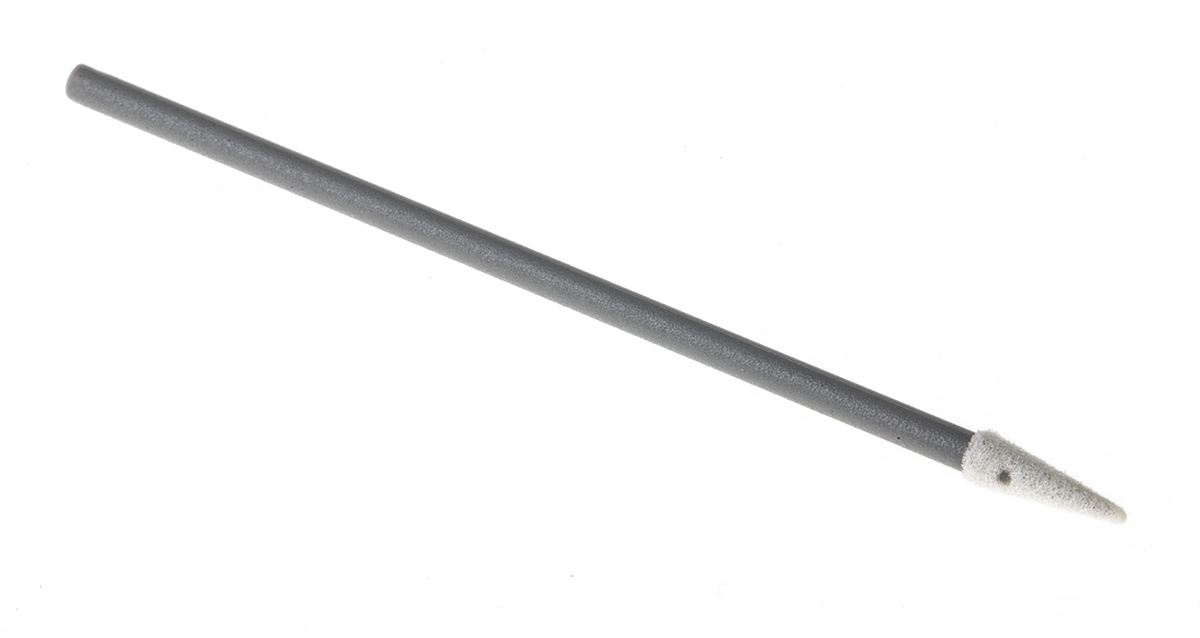 Chemtronics Foam Cotton Bud & Swab, Polypropylene Handle,For use with Spindle Motors, Electronic, Length 80 mm 500 Per