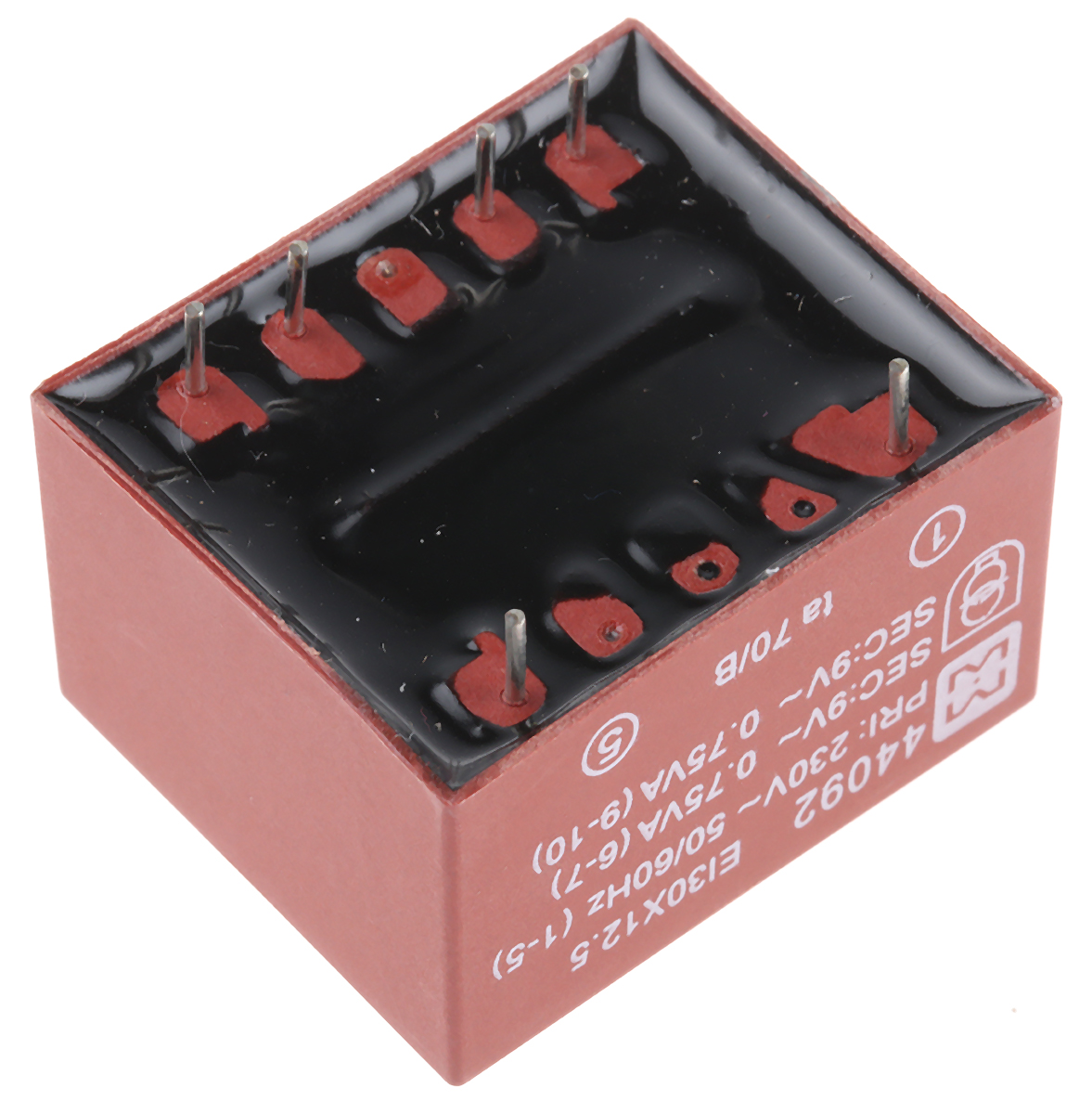 44092 Myrra 9 V ac 2 Output PCB PCB Transformer, EN 61558-2-6, EN 60950, UL 5085 1.8 VA