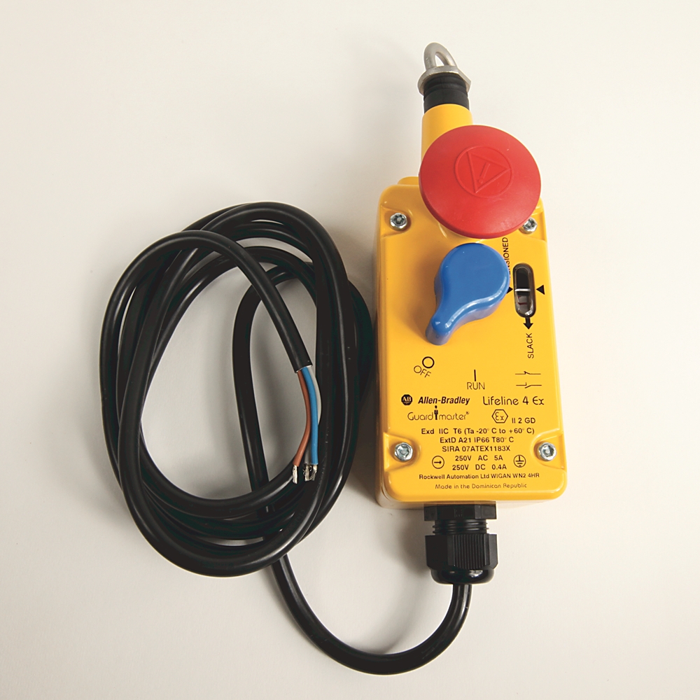 440e-h13046 Allen Bradley Guardmaster 440E Rope Pull Switch 229.5 mm, Straight