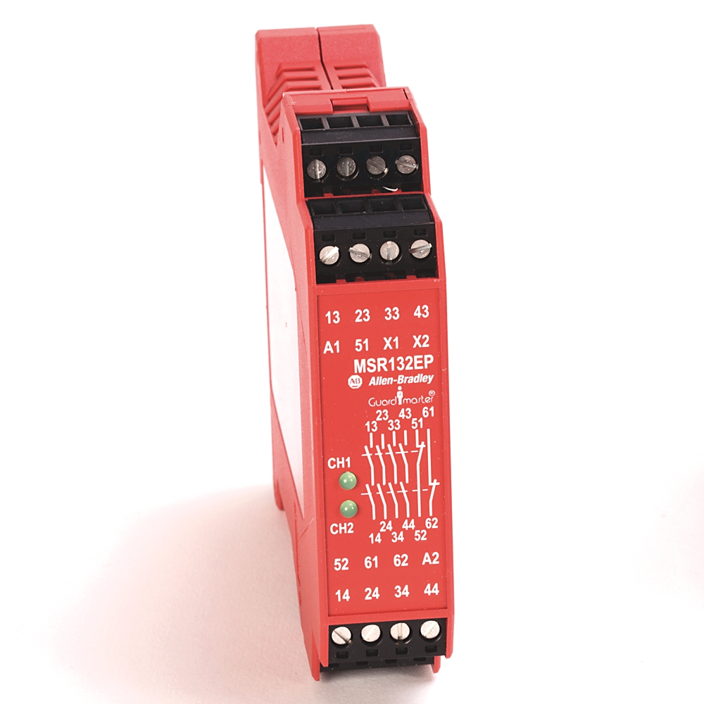 Allen Bradley Guardmaster 440-R Series Input/Output Module, 1 Inputs, 6 Outputs, 24V dc, 4 NO/2 NC
