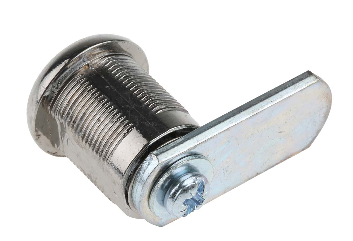 4412012 Euro-Locks a Lowe & Fletcher group Company Die Cast Zinc Camlock, 20 mm Panel-to-Tongue 19.1 x 16.6 mm, Round Head