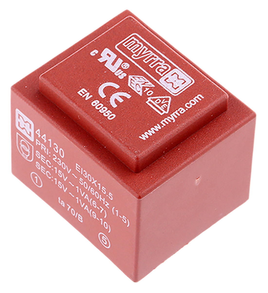 Myrra 15 V ac 2 Output Through Hole PCB Transformer 2 VA