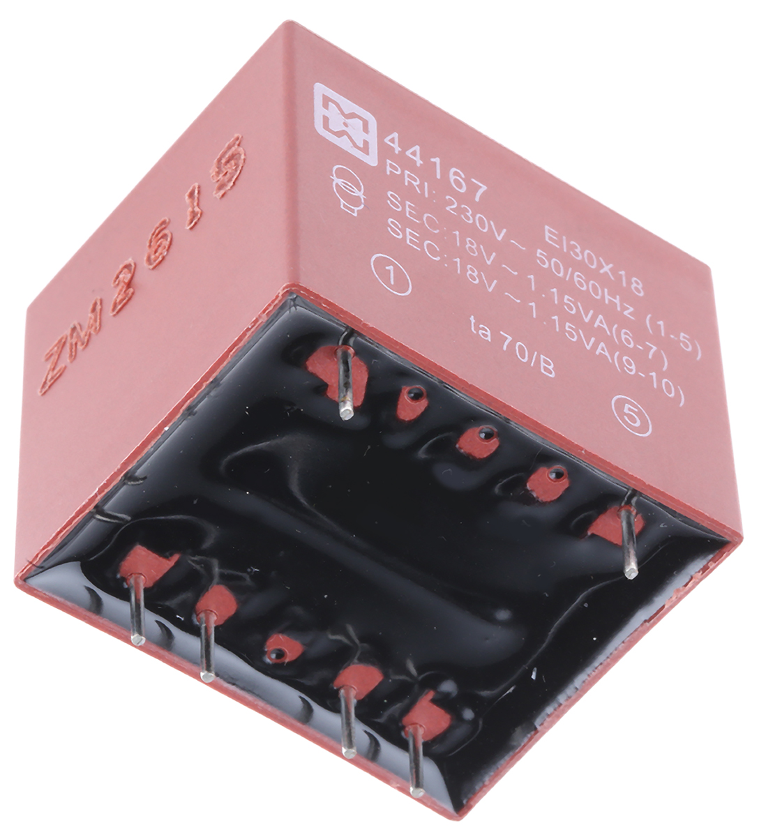 44167 Myrra 18 V ac 2 Output PCB PCB Transformer, EN 61558-2-6 2.3 VA