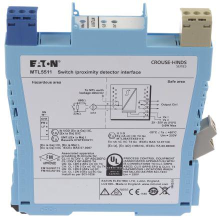 mtl7787 2 Channel Barrier with Analogue Output, 27 V dc max, 93mA max