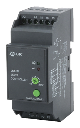 GIC 44 Series Level Controller -, DIN Rail Voltage Input 400V-Rated Relay