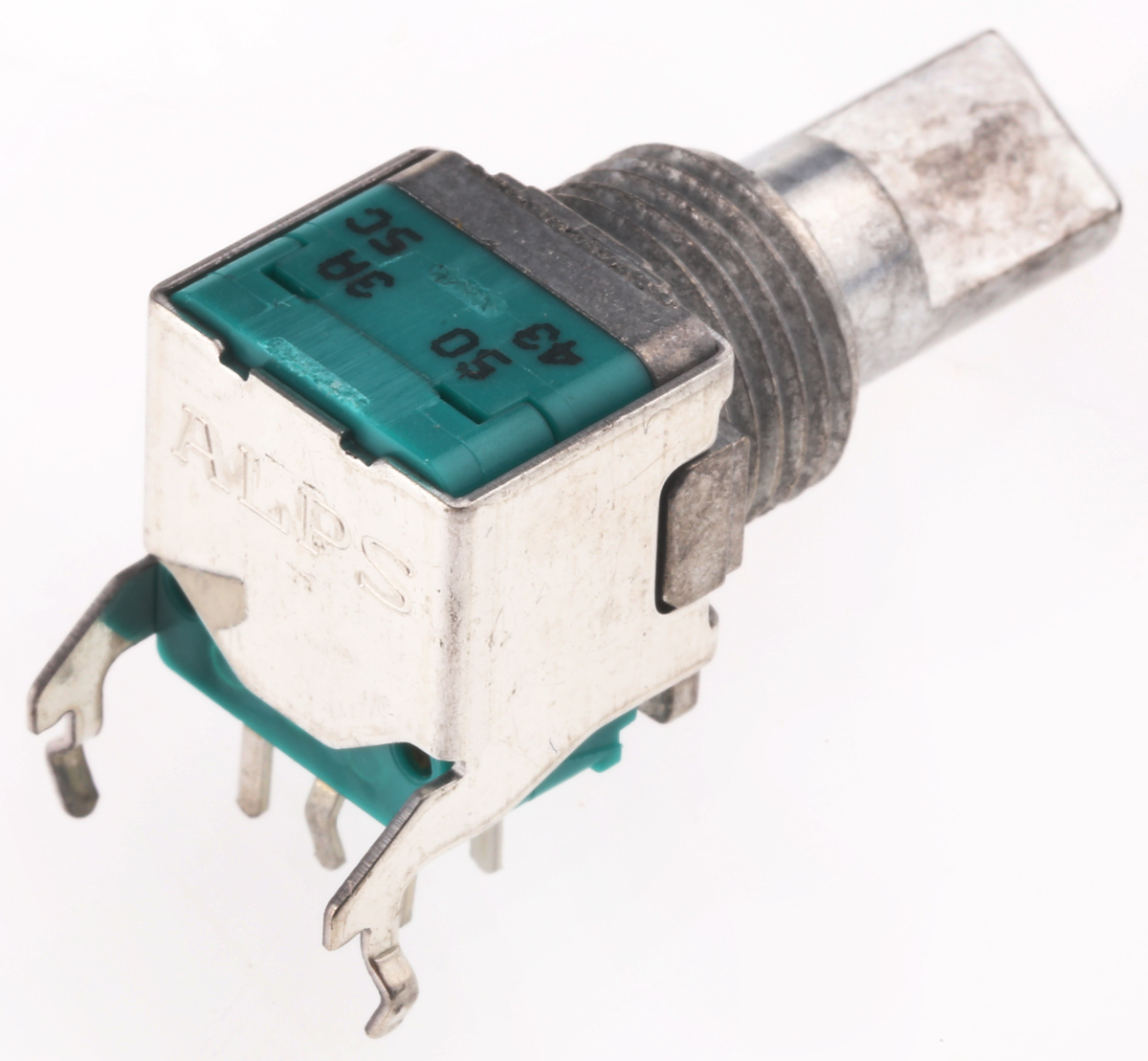 Alps Alpine RK09L 50kΩ Rotary Potentiometer 2-Gang Through Hole, RK09L12B0A31