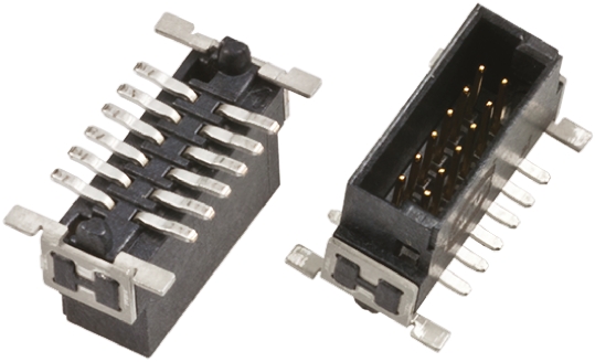 HARTING Har-Flex Series Straight Surface PCB Header, 50 Contact(s), 1.27 mm Pitch, 2 Row, Shrouded