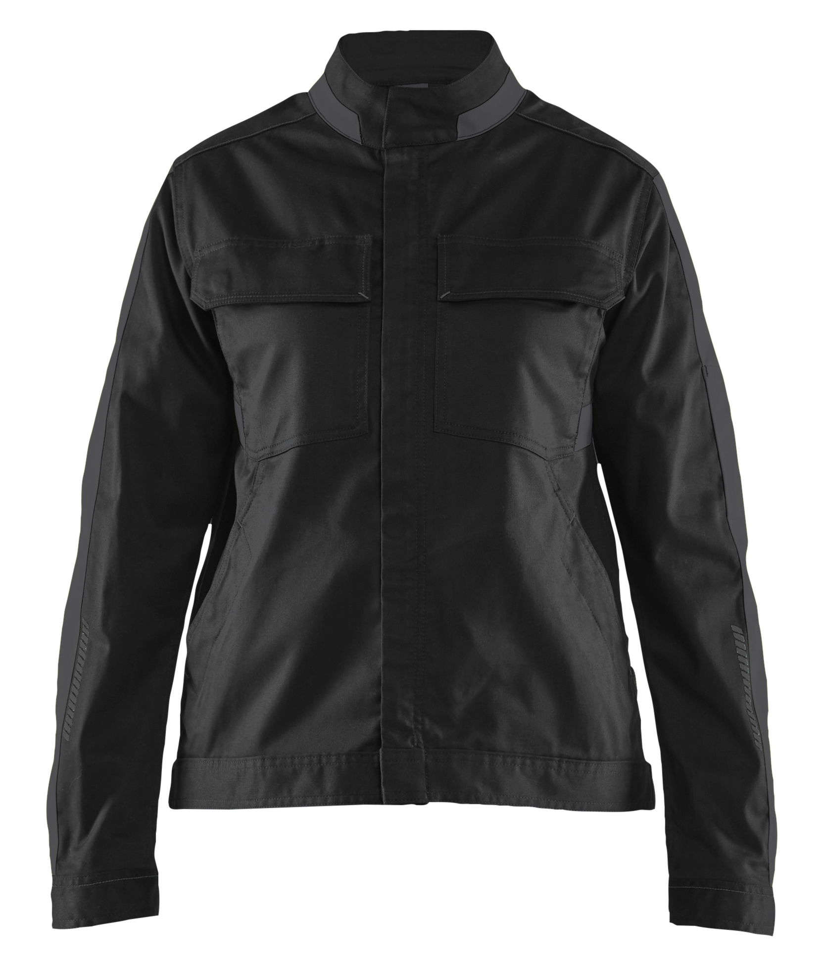 Blaklader 4443183299 1 Black, Grey, Anti-Scratch Jacket Zipper Closure, XL 1 EA