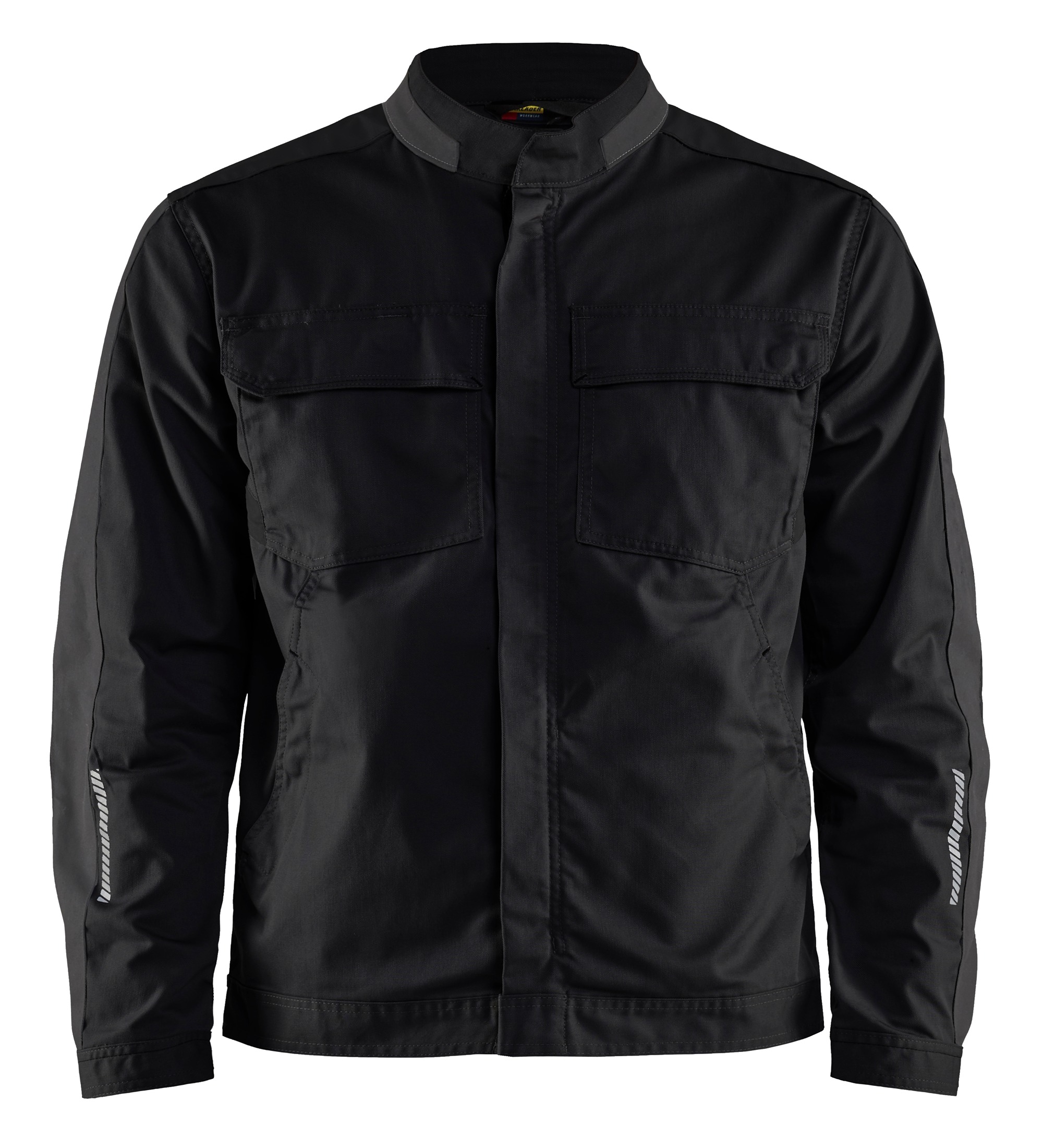 Blaklader 4444183299 1 Black, Grey, Anti-Scratch Jacket Zipper Closure, L 1 EA