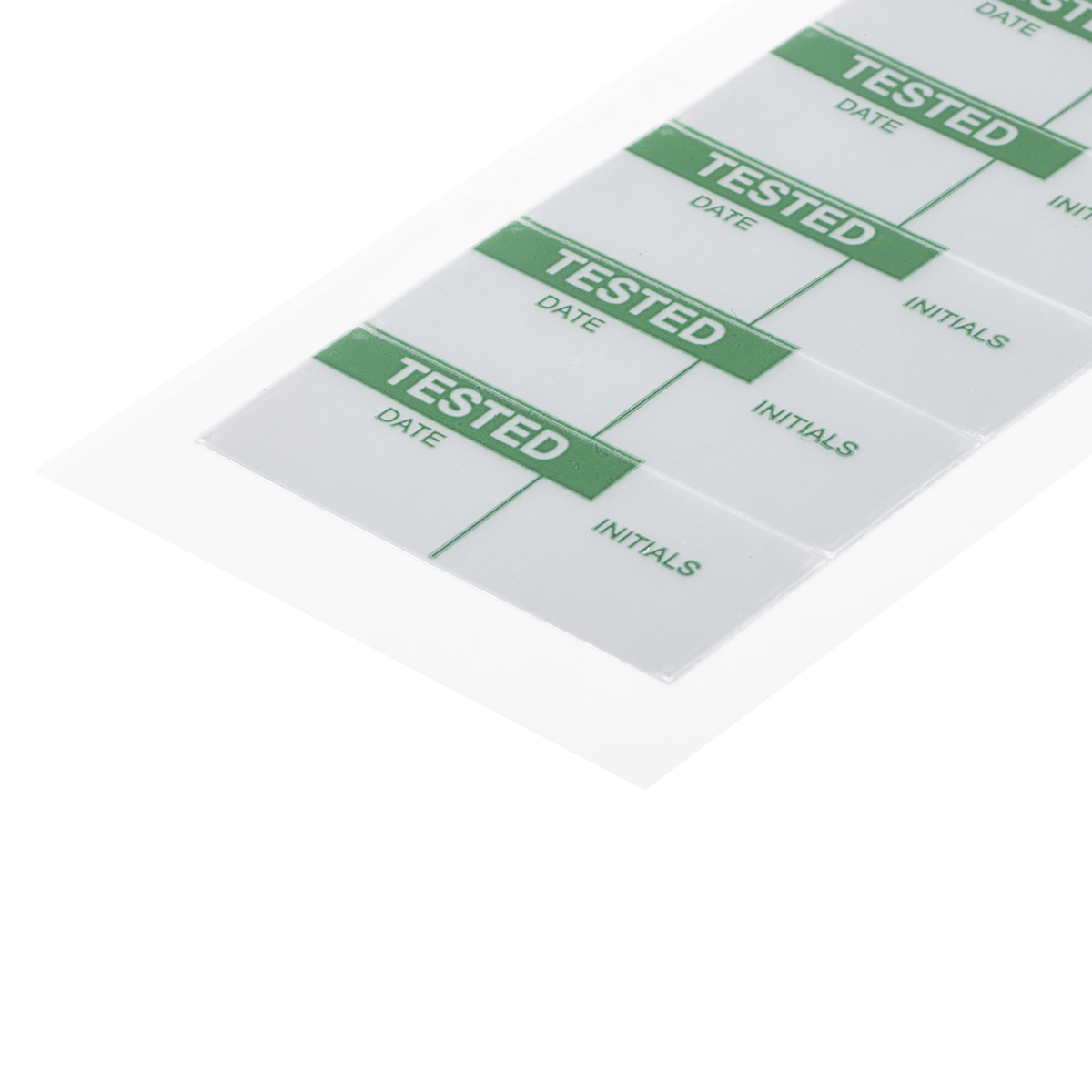 445-3593 RS PRO Adhesive Pre-Printed Adhesive Label-Tested-. Quantity: 140 Per Pack