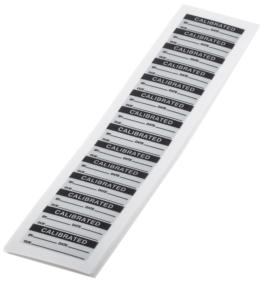 RS PRO Adhesive Pre-Printed Adhesive Label-Calibrated-. Quantity: 140 Per Pack