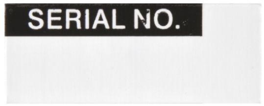 445-3616 RS PRO Adhesive Pre-Printed Adhesive Label-Serial No-. Quantity: 180 Per Pack