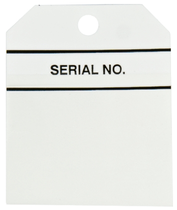 445-3947 RS PRO Pre-Printed Tie Label-Serial No-. Quantity: 50 Per Pack