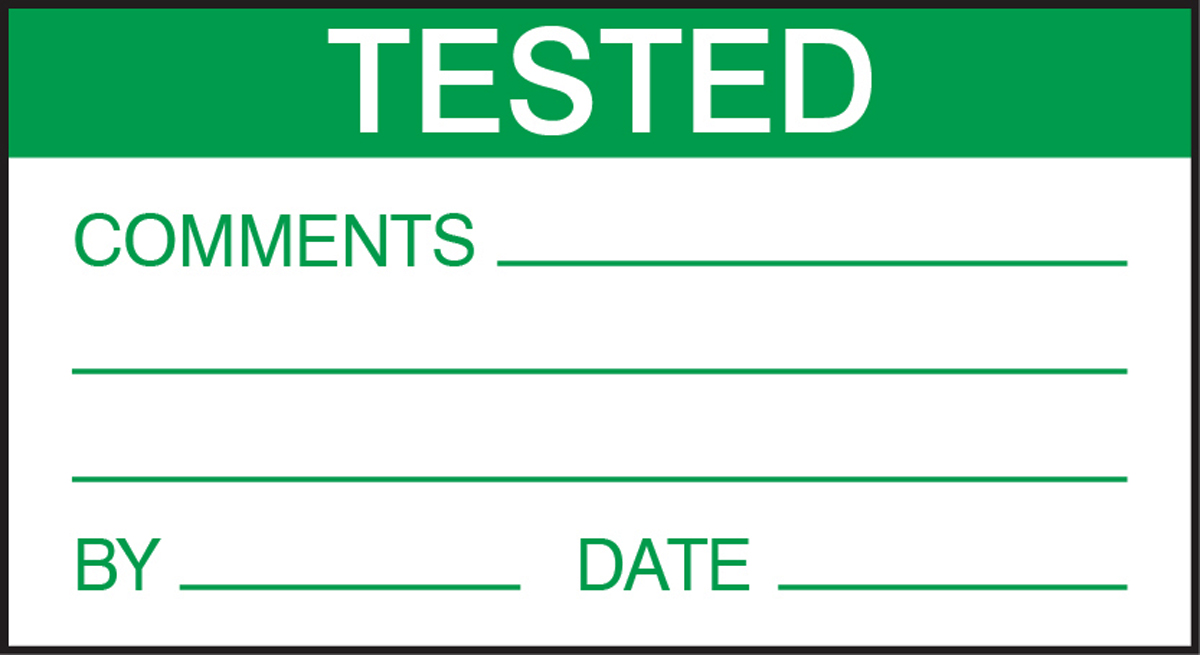 445-4079 RS PRO Adhesive Pre-Printed Adhesive Label-Tested-. Quantity: 30 Per Pack