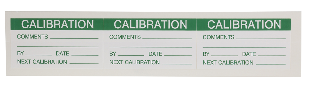 445-4108 RS PRO Adhesive Pre-Printed Adhesive Label-Calibration-. Quantity: 30 Per Pack