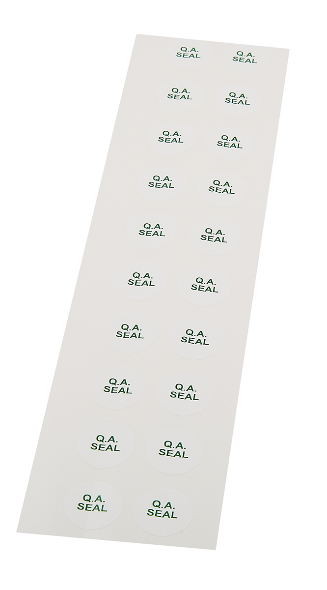 445-4142 RS PRO Adhesive Pre-Printed Adhesive Label-QA Seal-. Quantity: 200 Per Pack