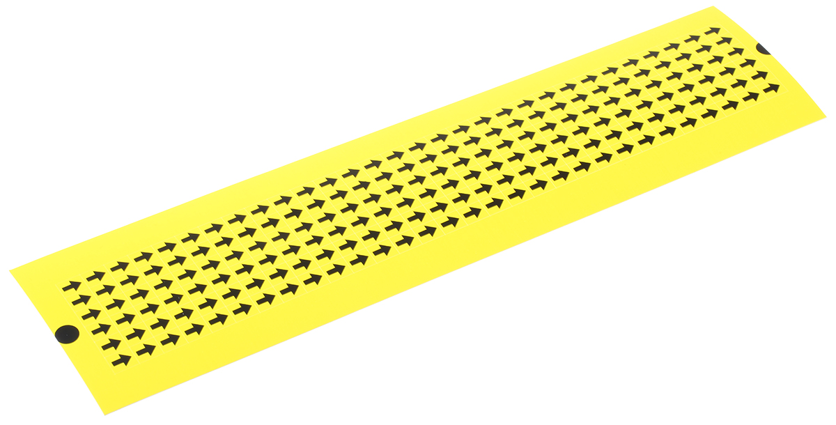 RS PRO Adhesive Pre-Printed Adhesive Label-Inspection Arrows-. Quantity: 1800 Per Pack