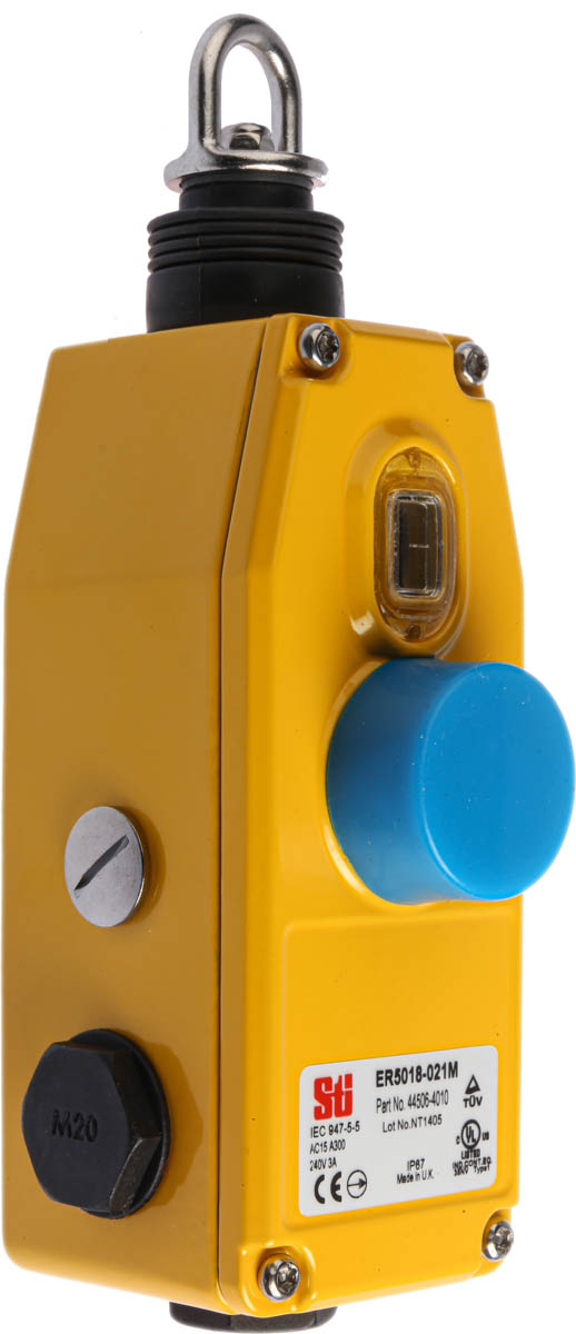 Omron ER Rope Pull Switch 205 mm, Straight, 2 NO/4 NC