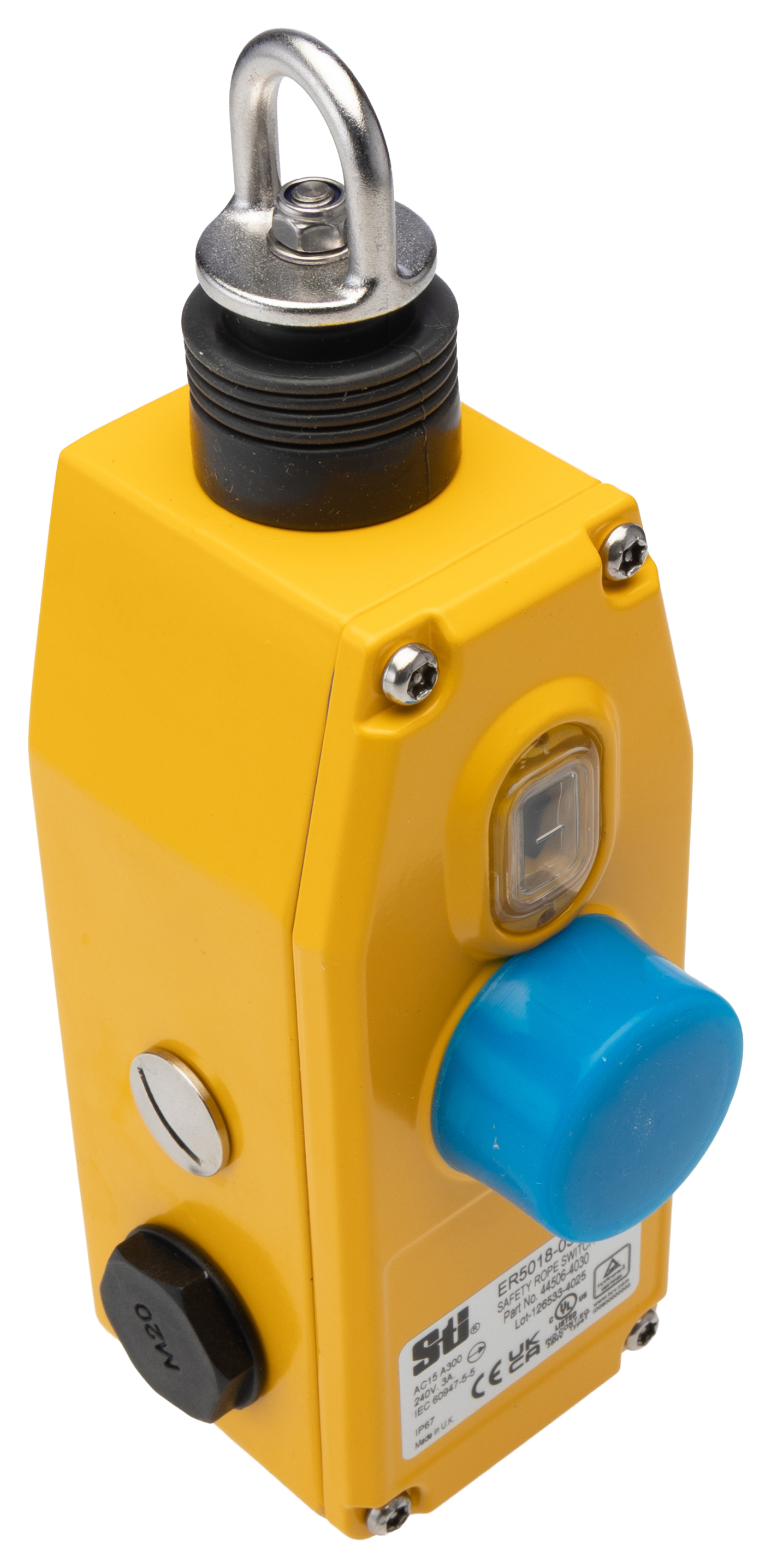 Omron ER Rope Pull Switch 188 mm, Any Position, 3 NC