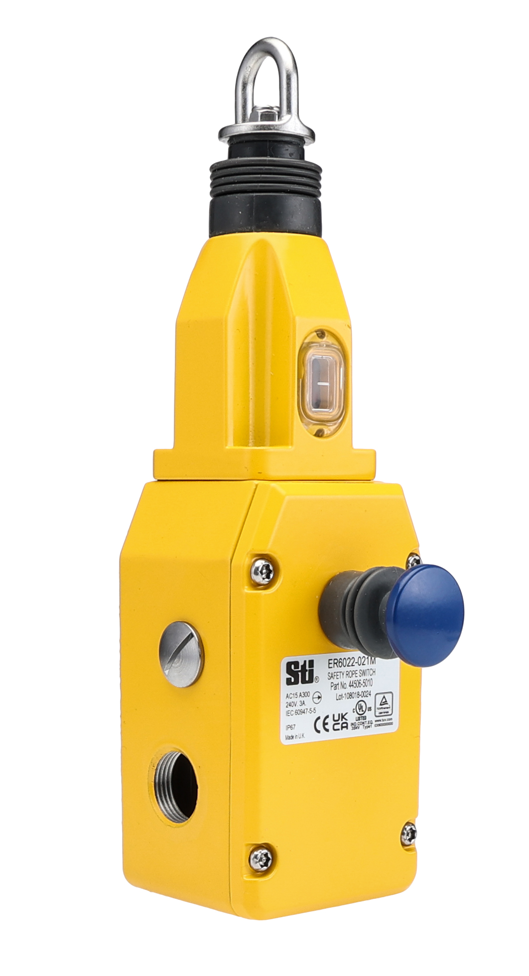 Omron ER Rope Pull Switch 239 mm, Straight