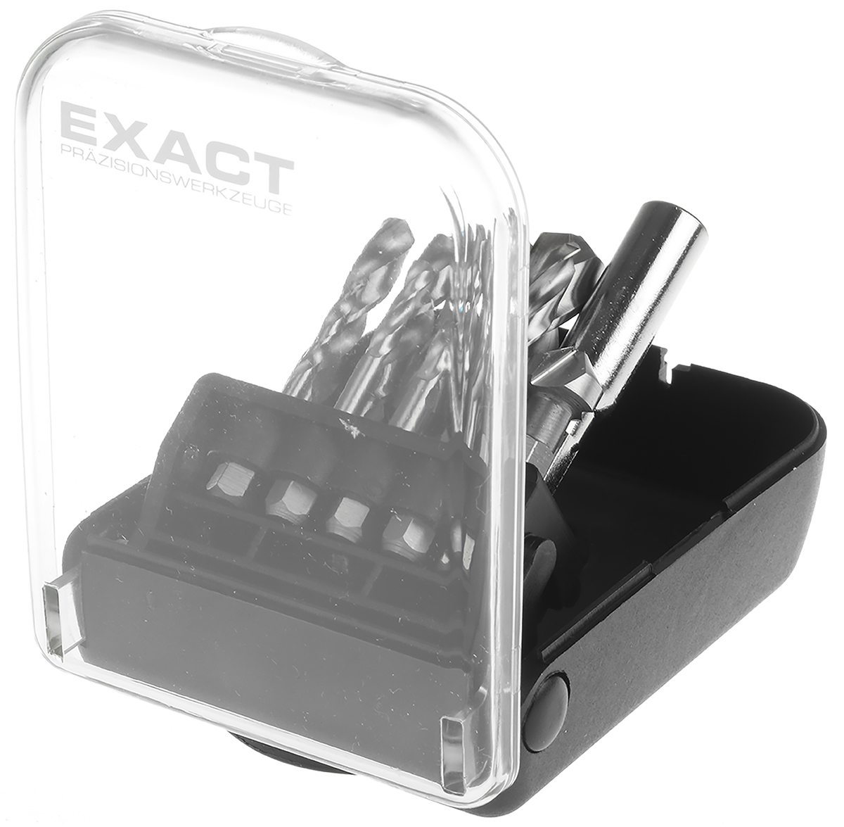 EXACT 11-Piece Twist Set for Metal, 10.2 mm Max, 2.5 mm Min, High Speed Steel Bits