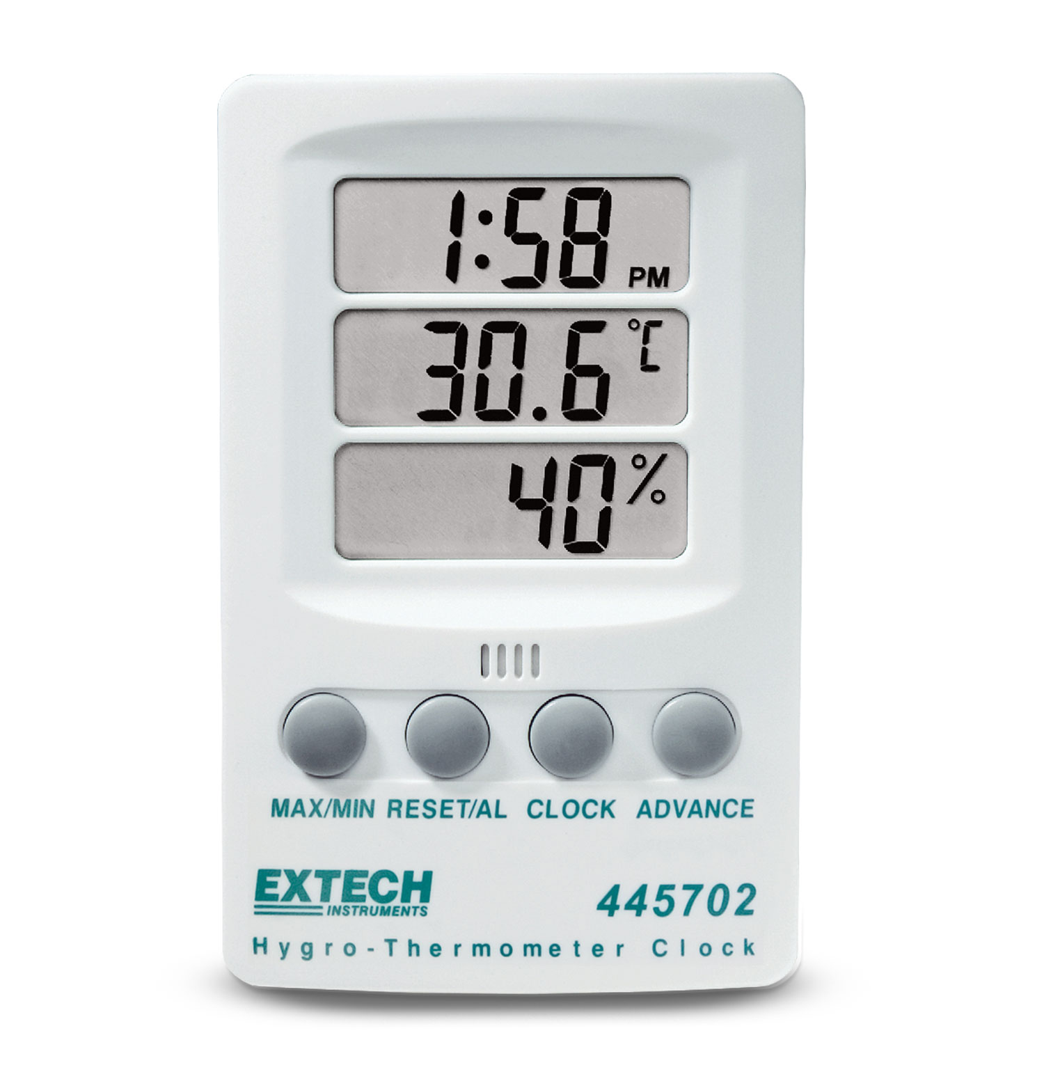 Extech Thermohygrometer 60 °C, ± 6 %RH Accuracy, 60 °C Max, 85 %RH Max