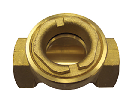 Valsteam ADCA Brass Threaded Threaded BSP Sight Glass Check Valve 3/4 in, 12 bar