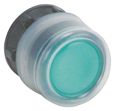 Schneider Electric Harmony XB5 Series, Green Push Button Head, Spring Return, 22mm Cutout