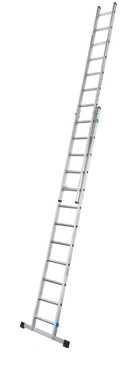 Zarges 2 Sections Aluminium Extension Ladder, 3.8 m