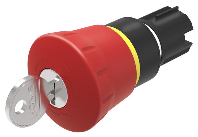 EAO 45 Series, Key Release, Emergency Stop Push Button Head 40 mm Diameter