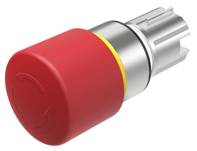 EAO 45 Series, Twist Release, Emergency Stop Push Button Head 34 mm Diameter