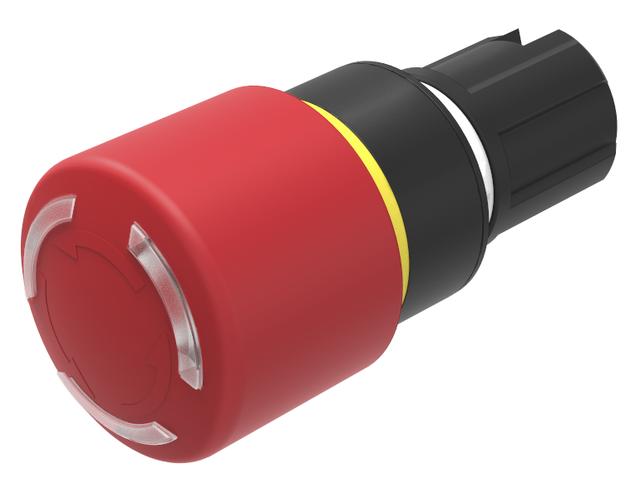 EAO 45 Series, Twist Release, Emergency Stop Push Button Head 34 mm Diameter