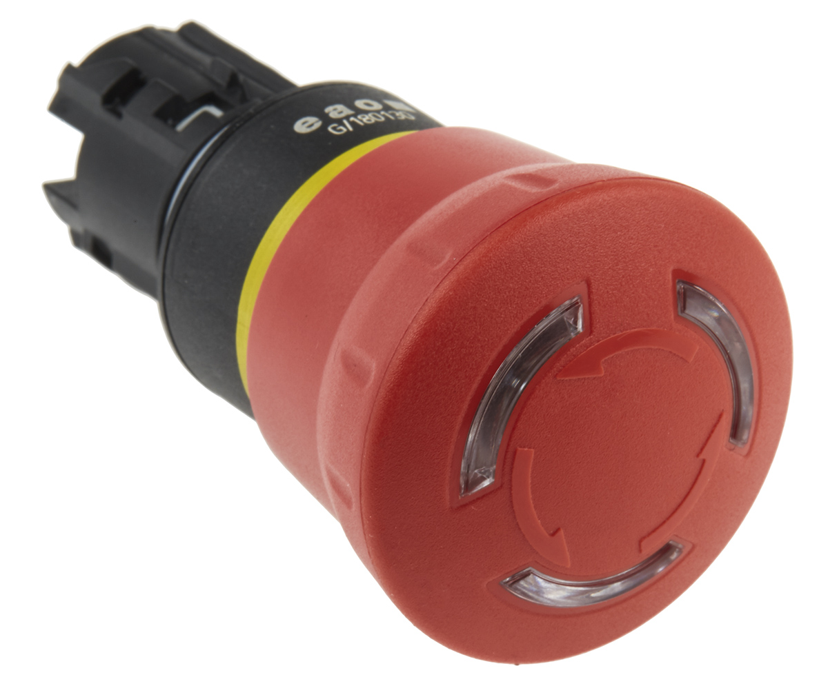 EAO 45 Series, Twist Release, Emergency Stop Push Button Head 40 mm Diameter