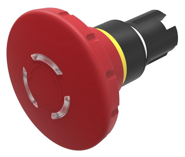 EAO 45 Series, Twist Release, Emergency Stop Push Button Head 60 mm Diameter