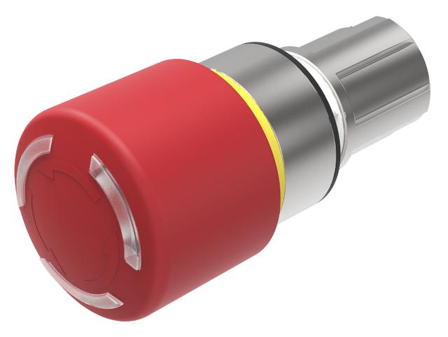 EAO 45 Series, Twist Release, Emergency Stop Push Button Head 34 mm Diameter