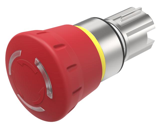EAO 45 Series, Twist Release, Emergency Stop Push Button Head 40 mm Diameter