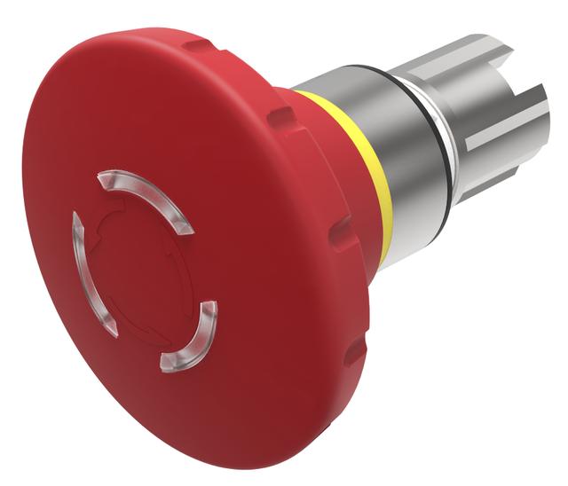 EAO 45 Series, Twist Release, Emergency Stop Push Button Head 60 mm Diameter