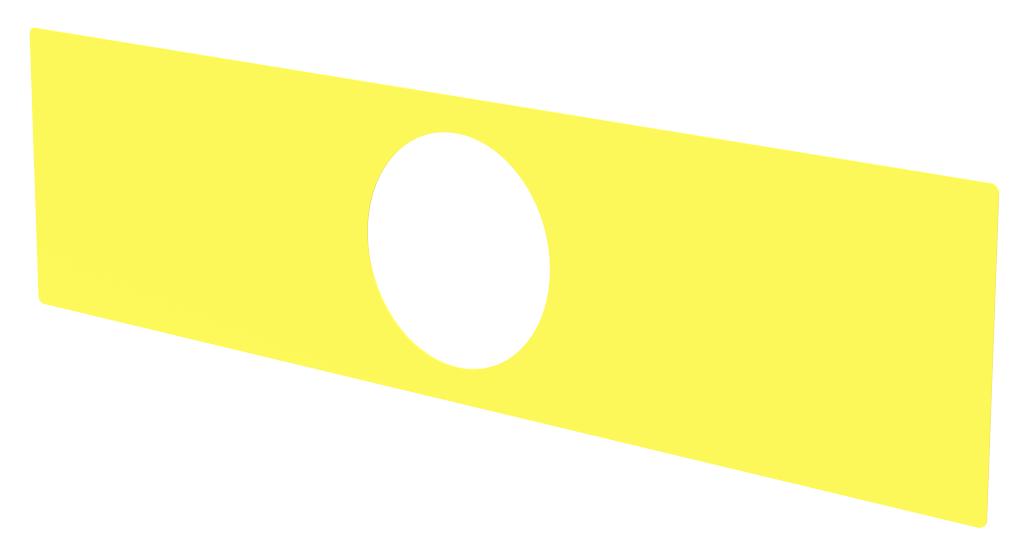 EAOLegend Plate for Use with Push Button, Pre-printed "Without Marking