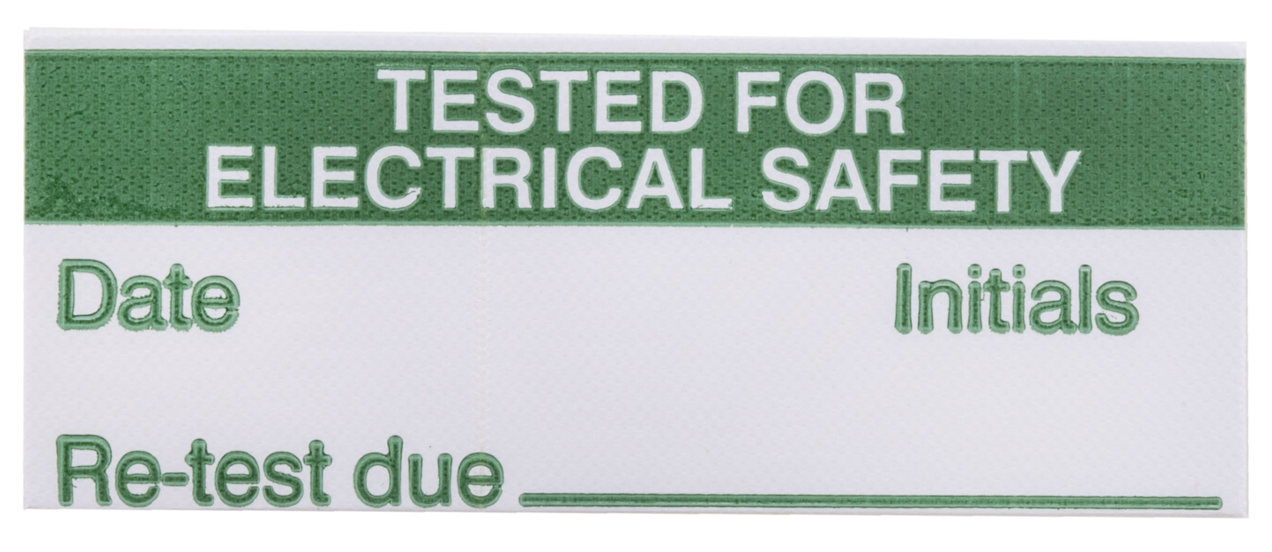 RS PRO Adhesive Pre-Printed Adhesive Label-TESTED for ELECTRICAL SAFETY-. Quantity: 140 Per Pack