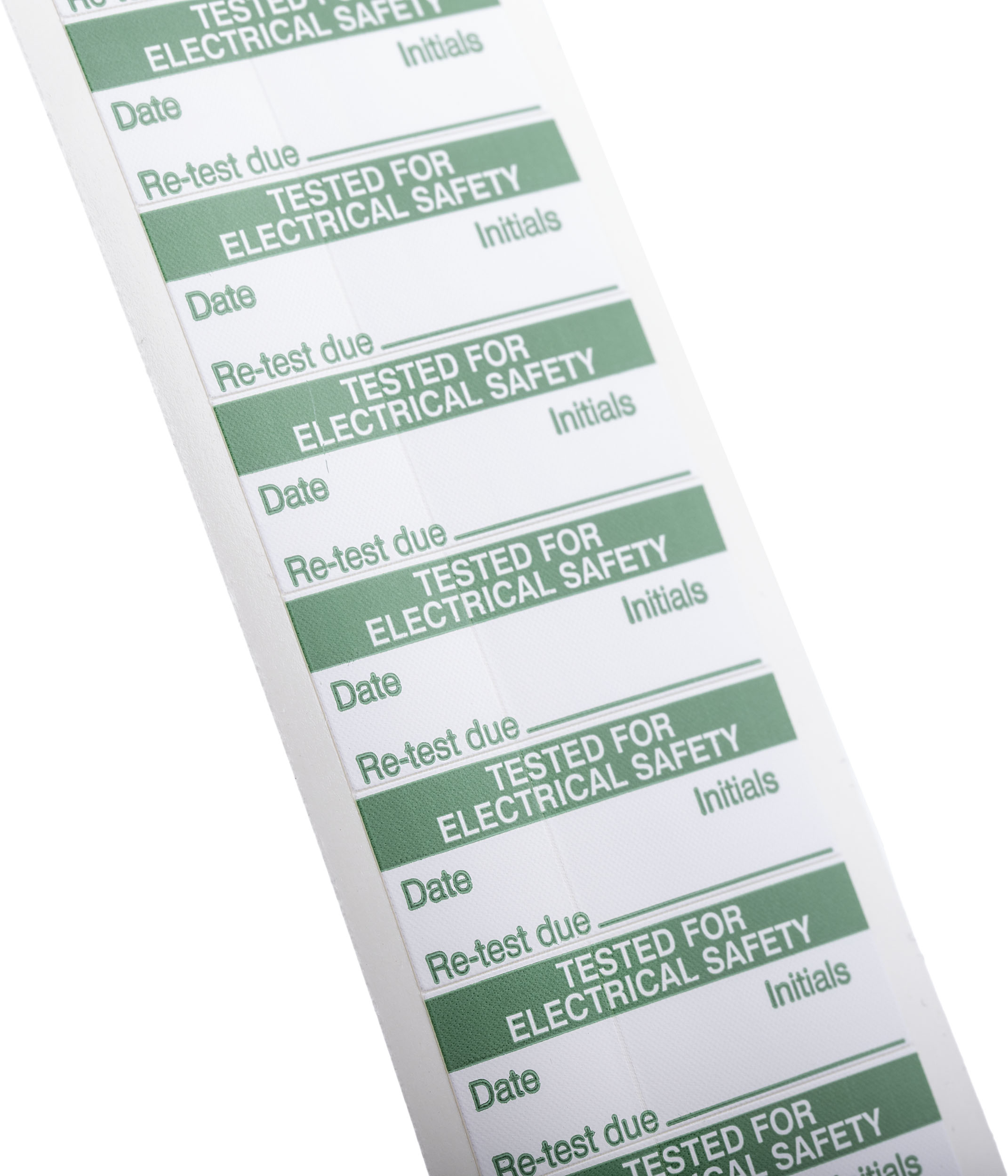 450-6164 RS PRO Adhesive Pre-Printed Adhesive Label-TESTED for ELECTRICAL SAFETY-. Quantity: 140 Per Pack